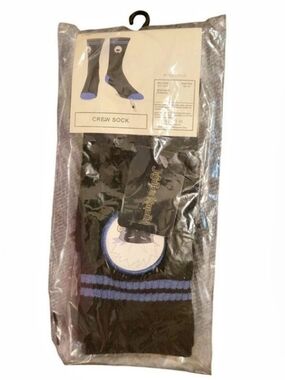 Bioworld Jujutsu Kaisen Satoru Gojo Crew Socks Black & Blue Crew Socks